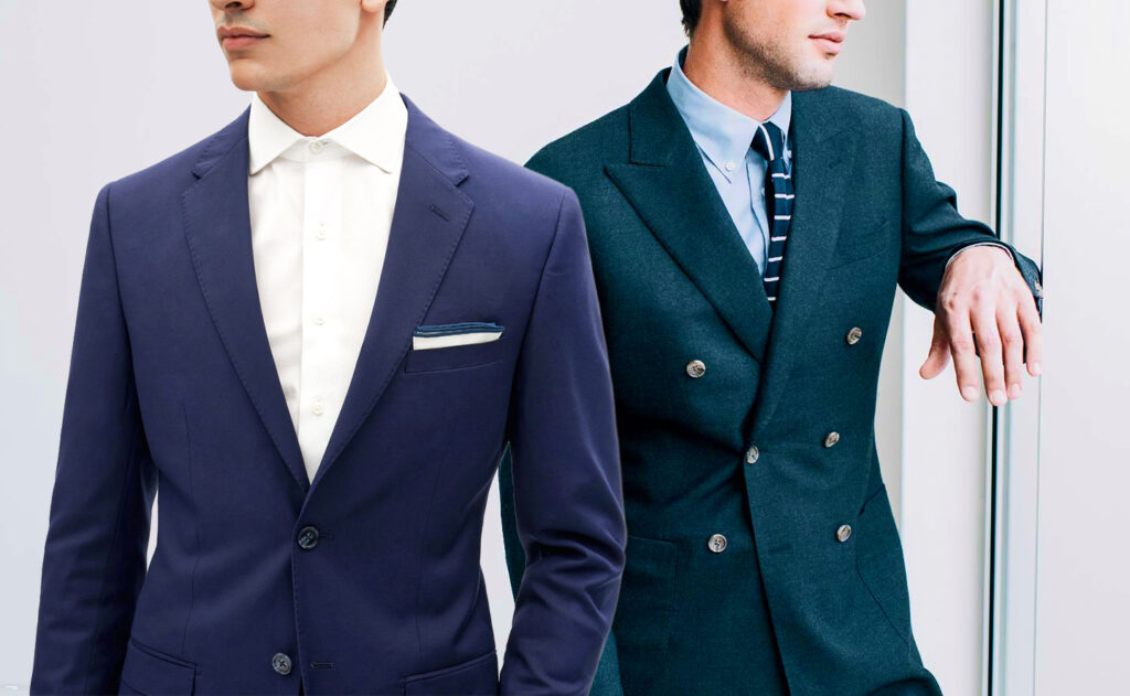 Double Breasted Suits vs Single Breasted Suits