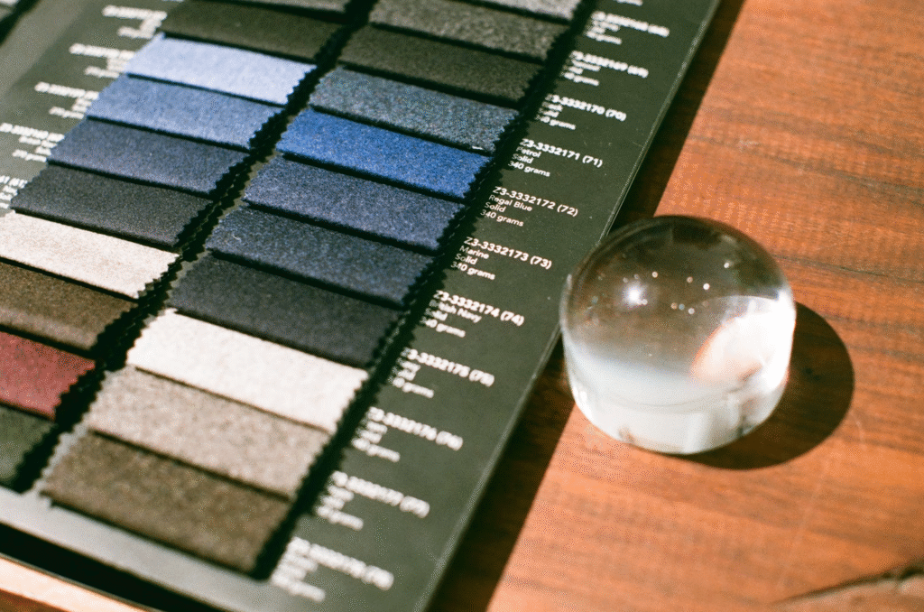 fabric options for women tailored suit