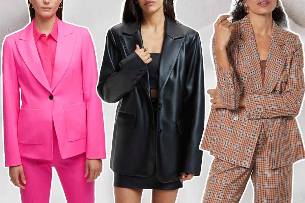 women with unique suits