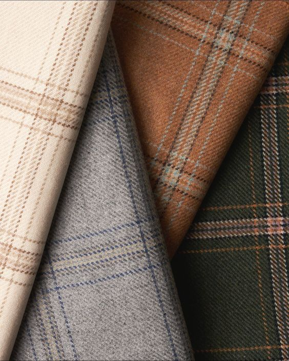What fabrics are used for suits?