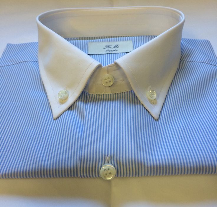 Button Down Collar White Shirt