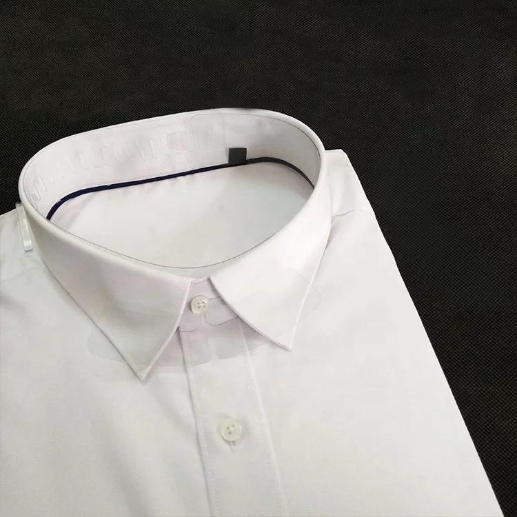 Spread Collar White Shirt
